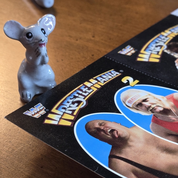 Vintage Mouse Miniature Figurine - White, Japanese Ceramic / Porcelain - Picture 2 of 9